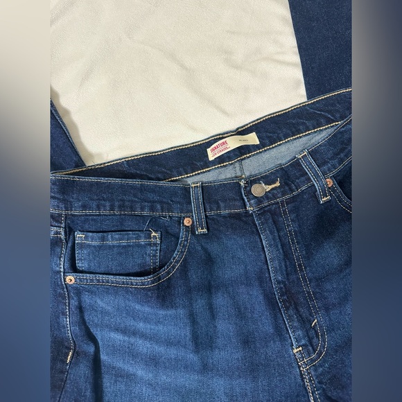 Signature Levi Relaxed Mens Jeans size 34x32 - Picture 12 of 12